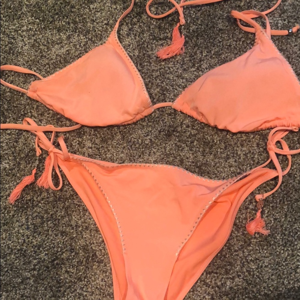 H&M Coral bathing sui